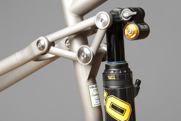 Even Flow Full Suspension Titanium Frame - Velouria Cycles